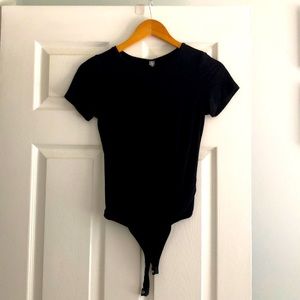 Basic black bodysuit